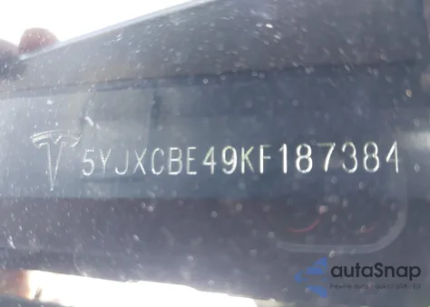 2019 Tesla Model X from USA, damaged, VIN 5YJXCBE49KF187384